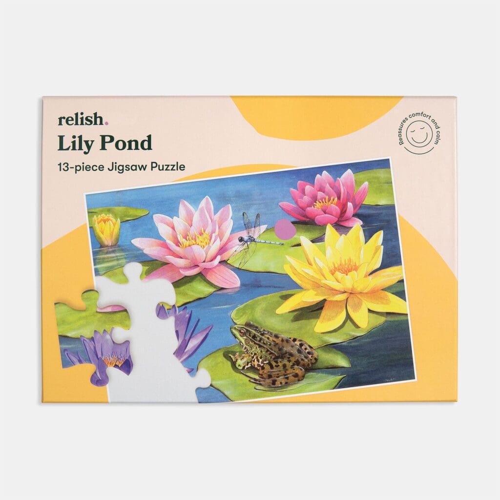 13 Large Piece Puzzle - Lily Pond