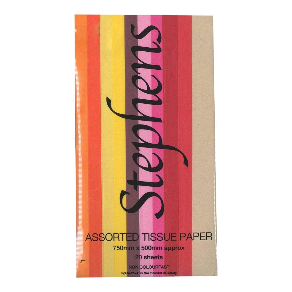 Tissue Paper - Warm Colours (20 pk)