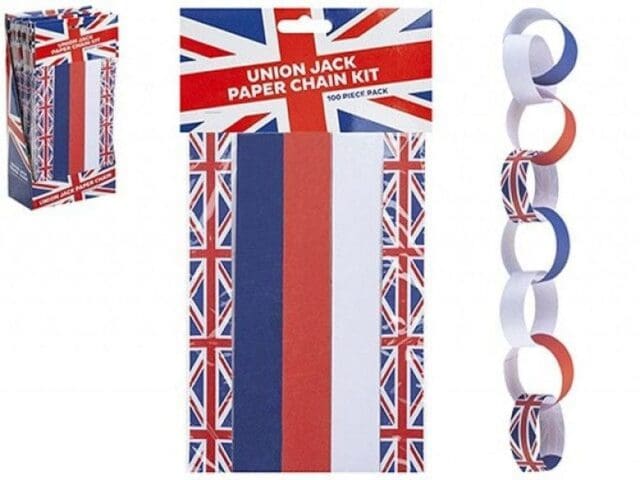 Union Jack Paper Chains