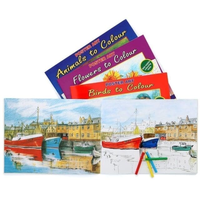 Adult Colouring Books - Assorted Pk8