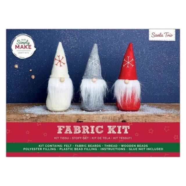 Fabric Kit -  Santa Trio
