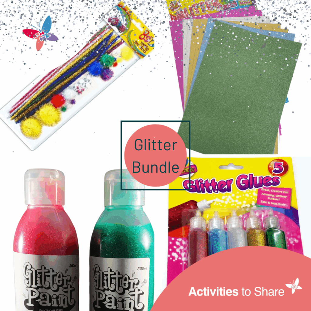 Glitter Craft Activity Bundle