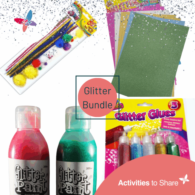 Glitter Craft Activity Bundle