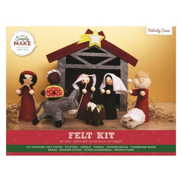 Felt Needle - Nativity Scene Kit