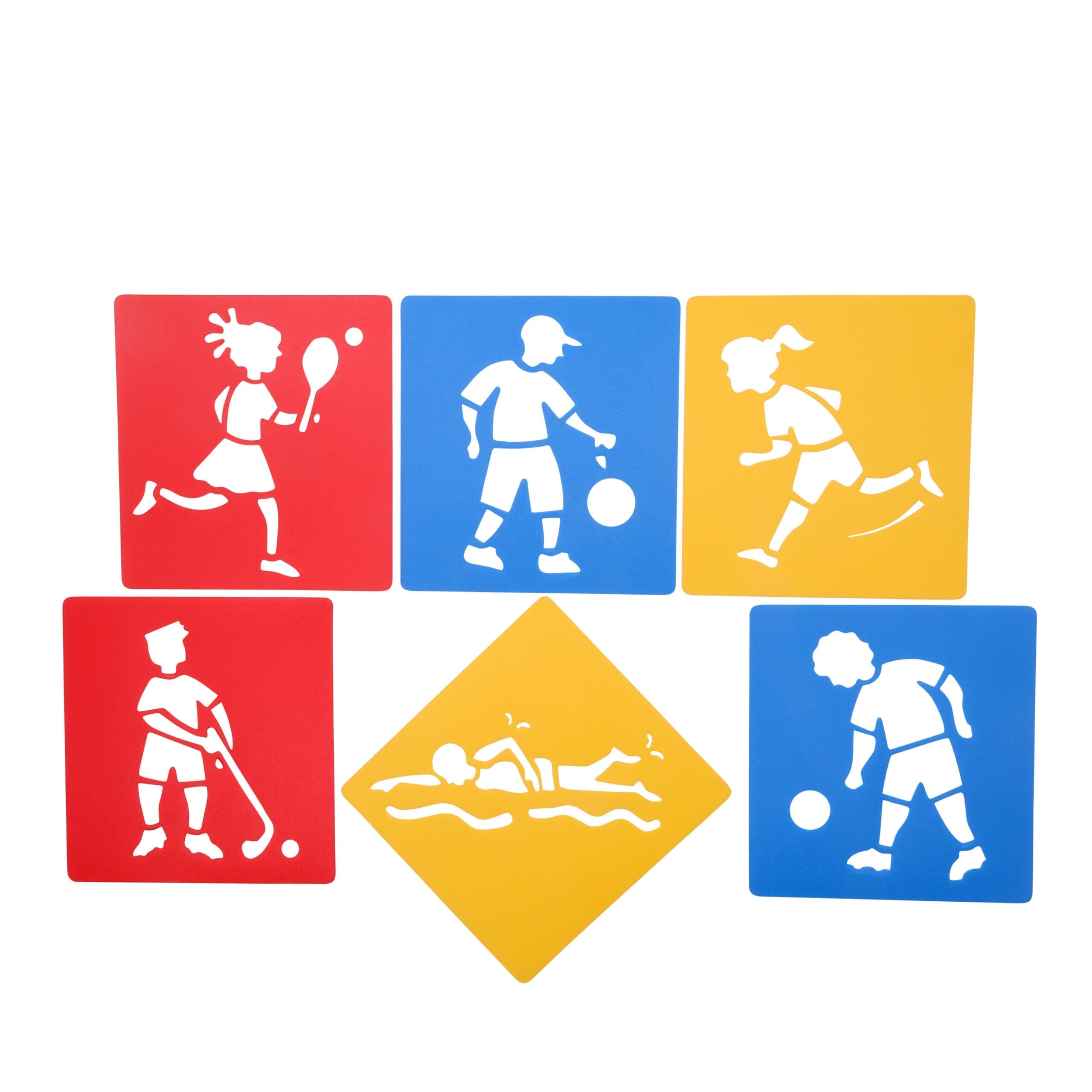Sports Stencil (6pk)