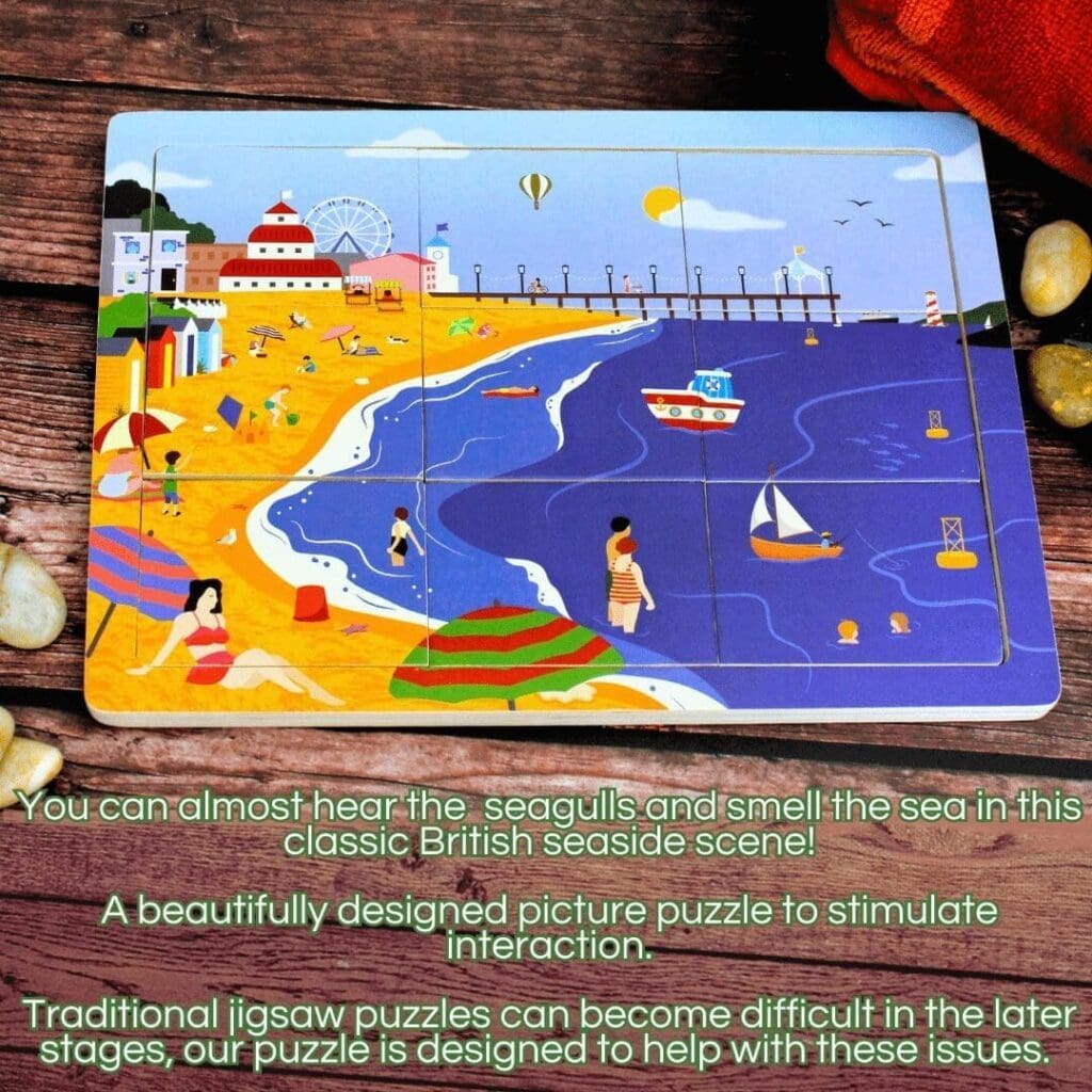 Sentimental Seaside Puzzle - by Timeless Presents