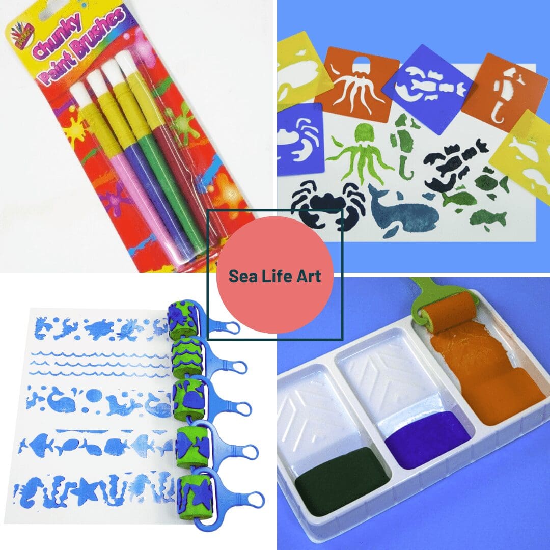 Sea Life Art Set
