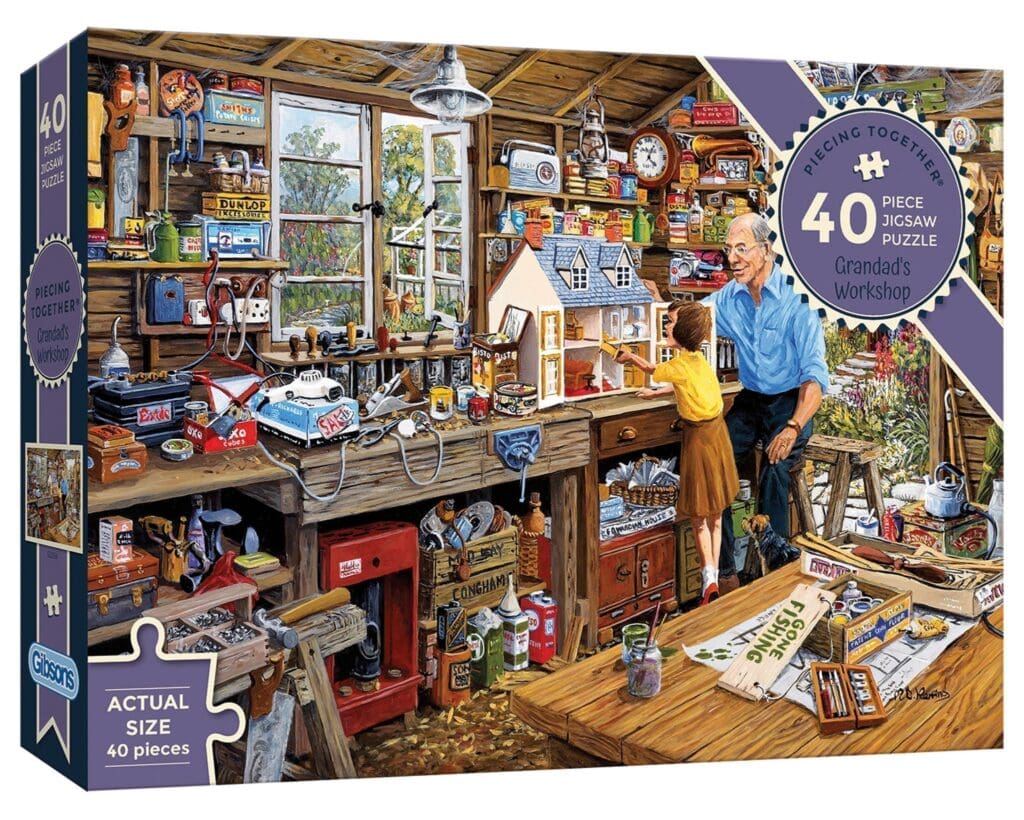 Grandad's Workshop Jigsaw Puzzle - 40 XXL Piece