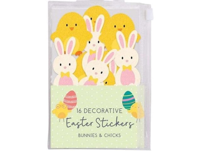 Bunny and Chicks Felt Stickers