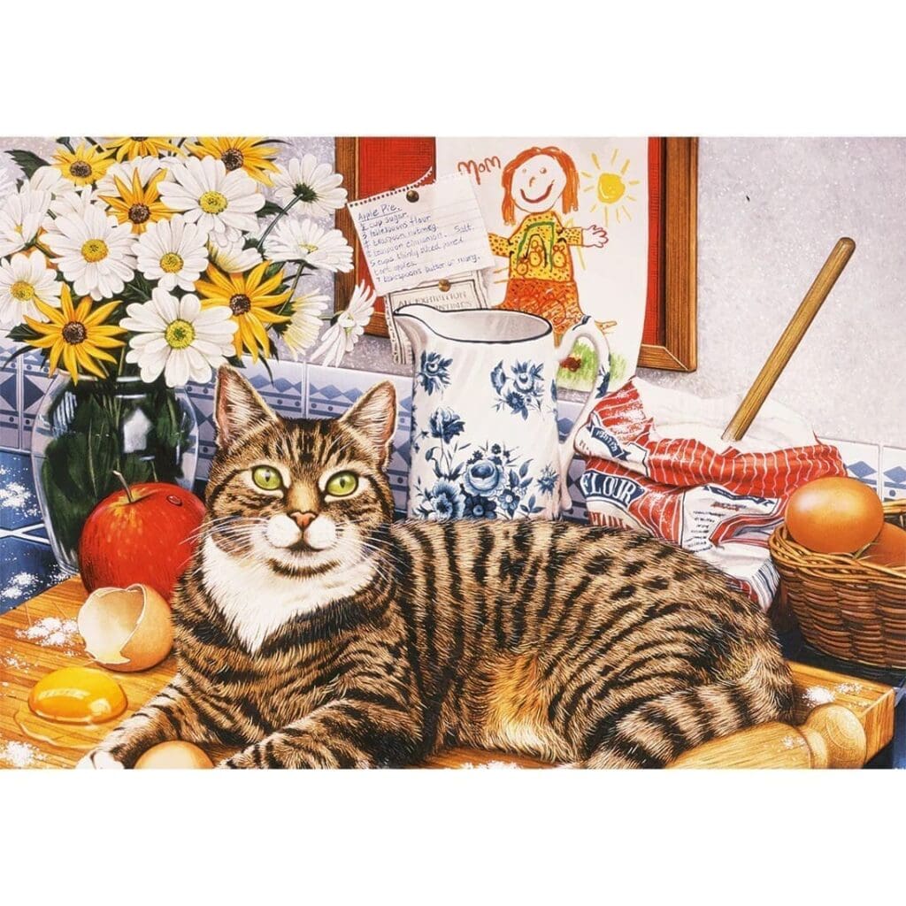 Large piece jigsaw puzzle