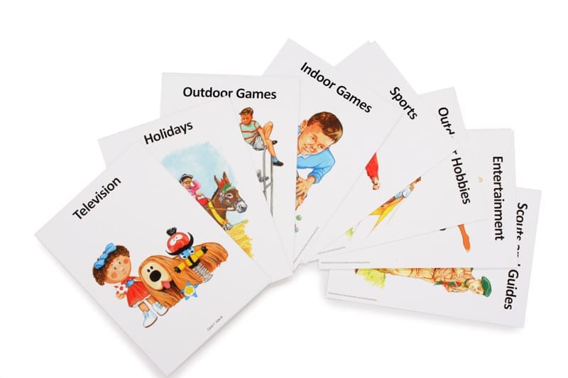 Reminiscence Conversation Cards - Pastimes