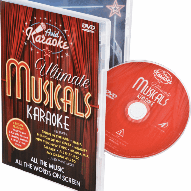 Ultimate Musicals Karaoke DVD