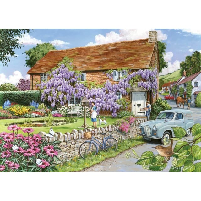 250 Large Piece Puzzle - Wisteria Cottage