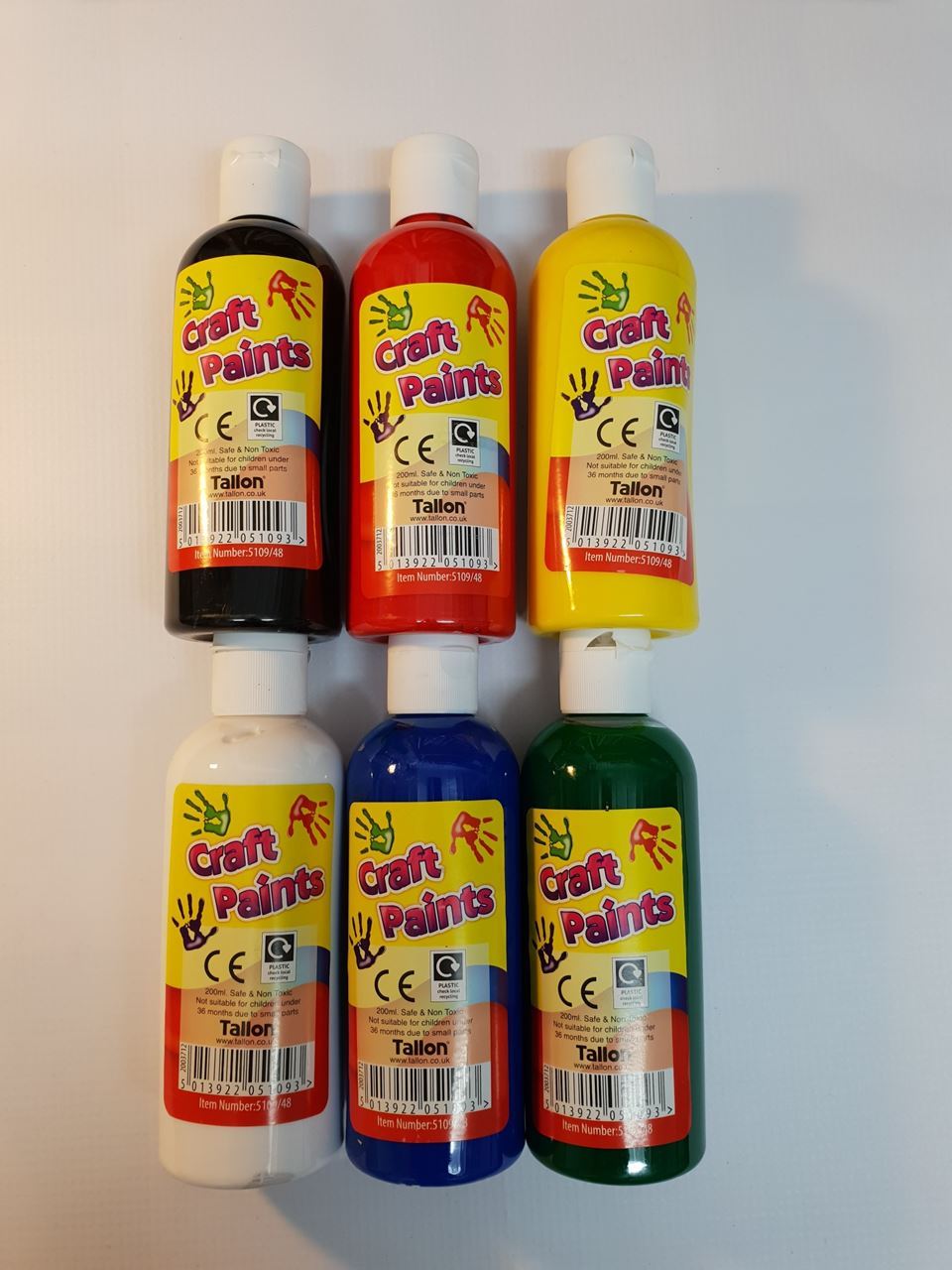 Poster Paints (Pack of 6 Assorted)