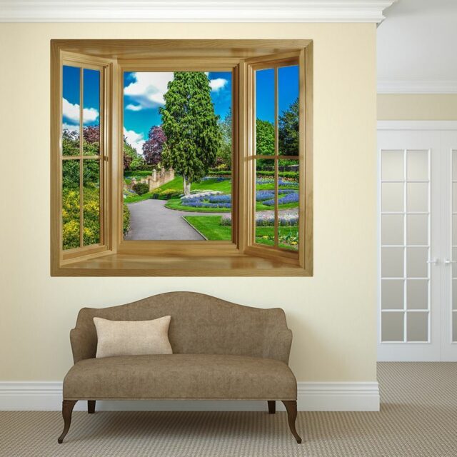 Through the Window Wall Mural - Castle Grounds