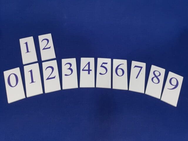 Date and  Weather Board Extra Tiles - Numbers