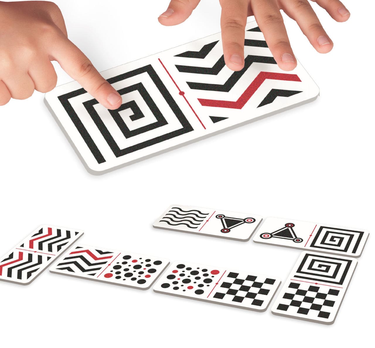 Tactile Visual Dominoes