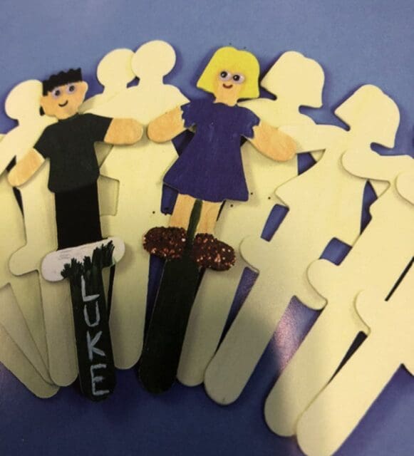 Wooden Stick People Set (Pack of 12)
