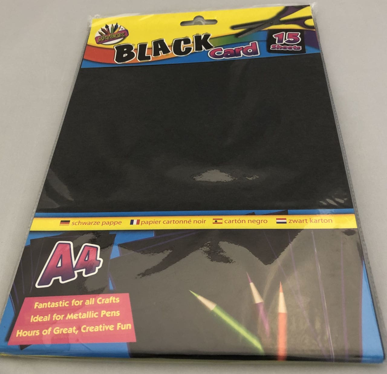 Black Art Card (15 Sheets)