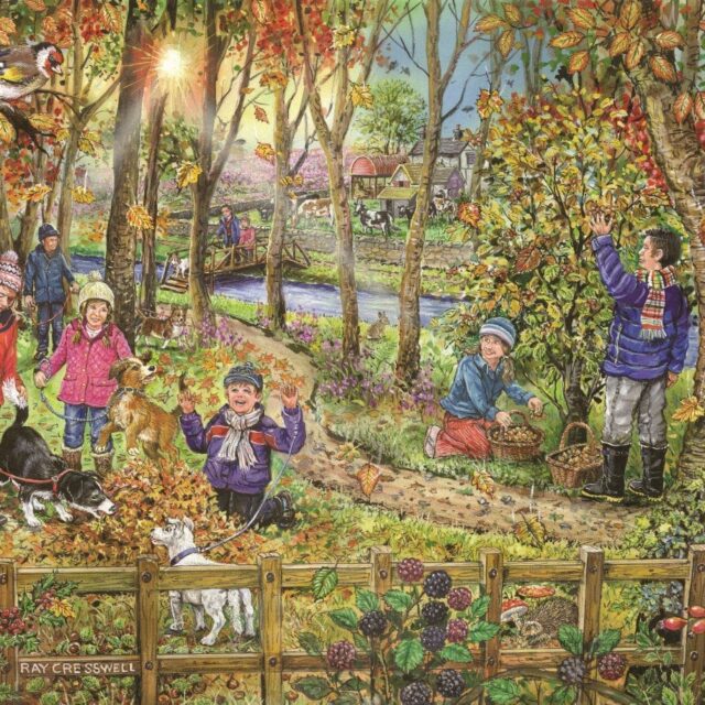 250 Large Piece Puzzle - Autumn Leaves