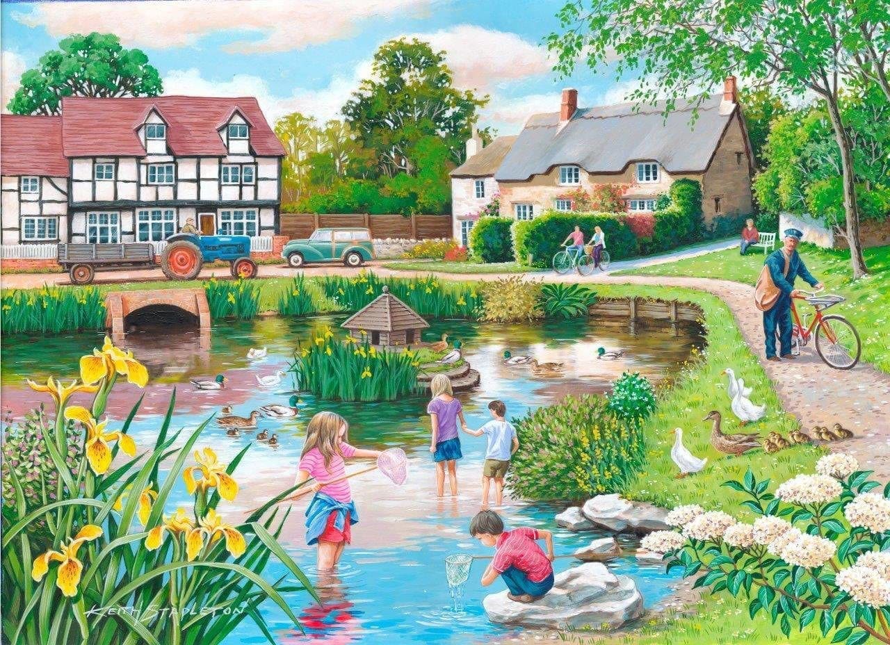 250 Large Piece Puzzle - Duck Pond