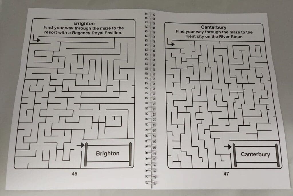 Large Print Maze Puzzles Book