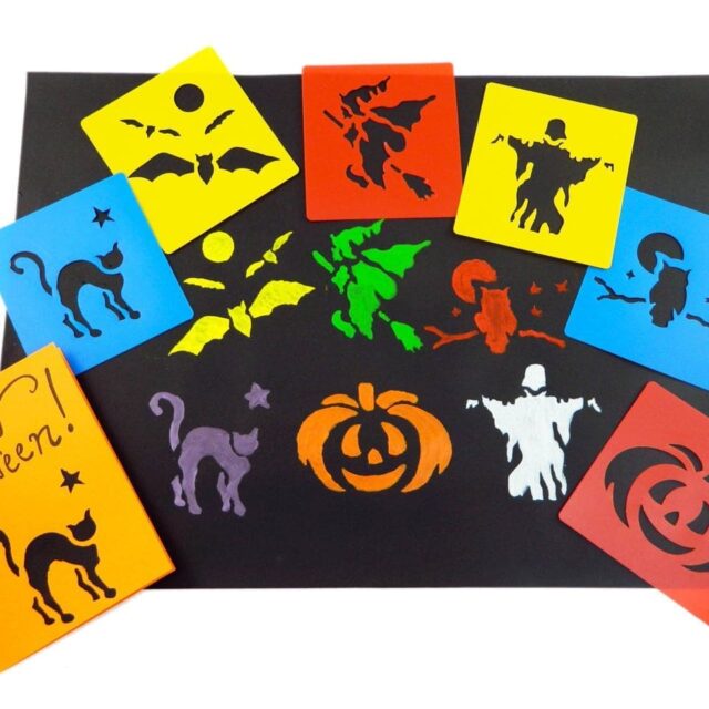 Halloween Stencil Set (Pack of 6 assorted)