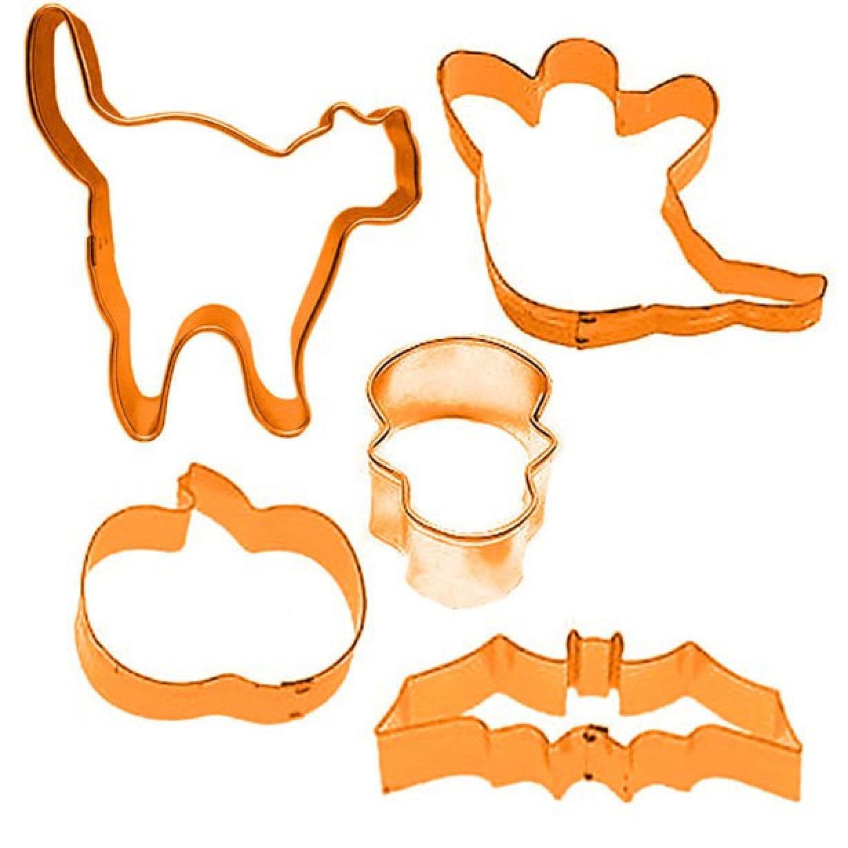 Halloween Cookie Cutter Set (5 Assorted Designs)