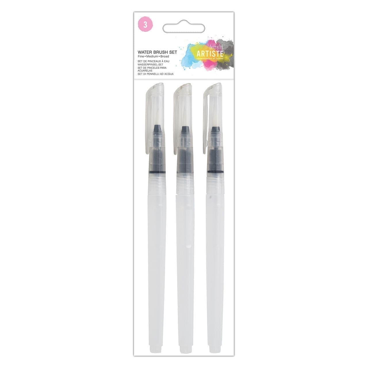 Water Brush Set (set of 3 assorted)