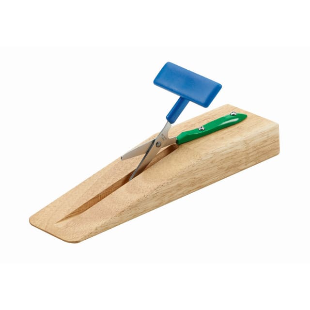 Easi Grip Wooden Block Scissors