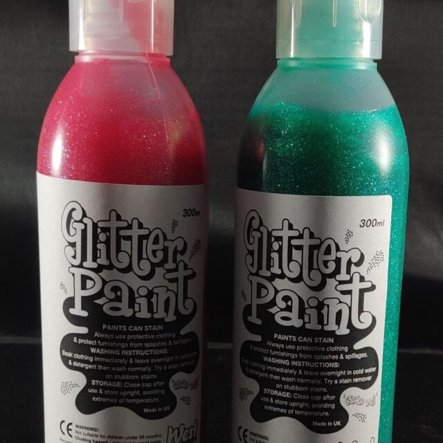 Glitter Paints 300ml (pack of 4)