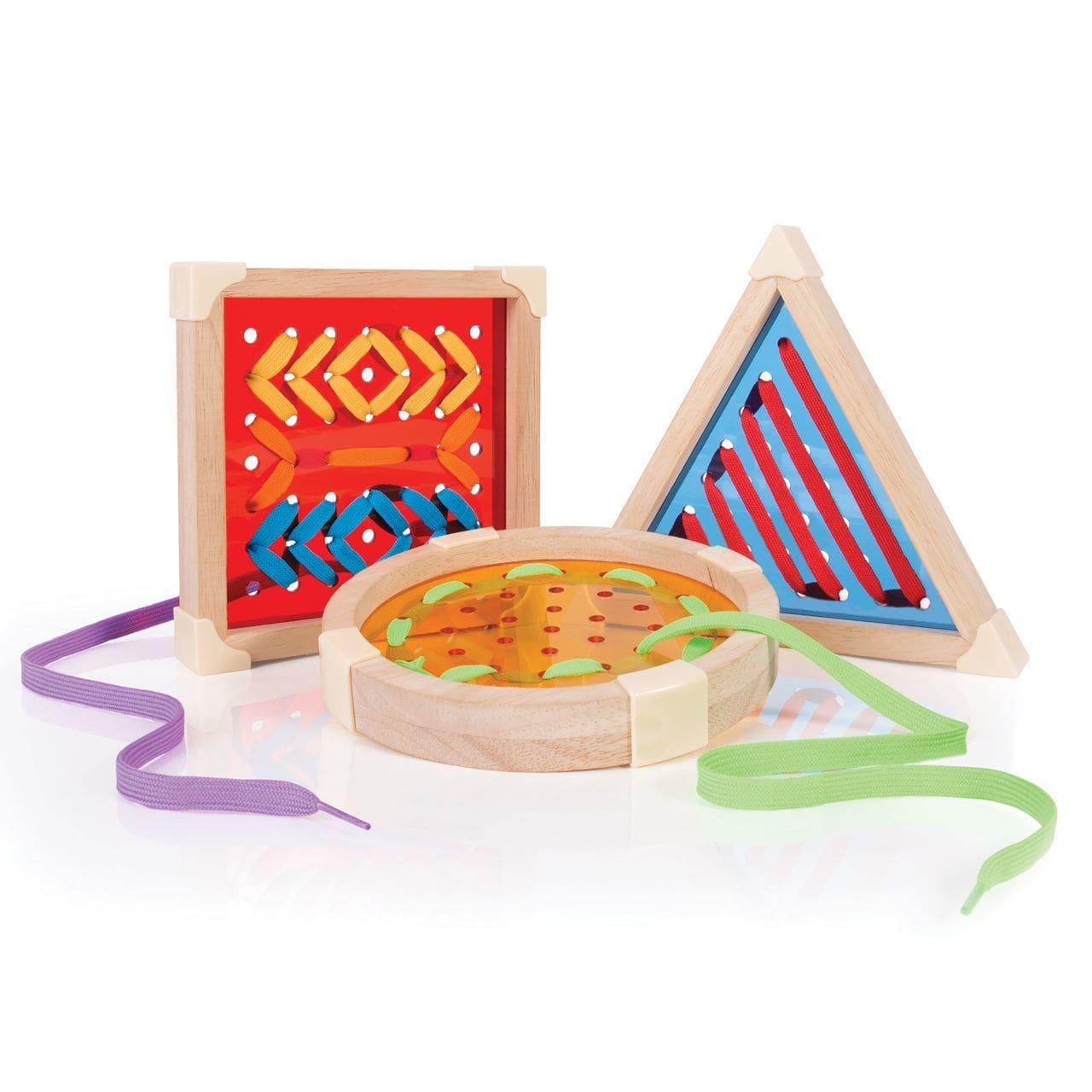 Geometric Lacing Forms (set of 3 assorted)