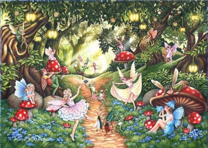 500 Large Piece Jigsaw Puzzle - Faerie Dell