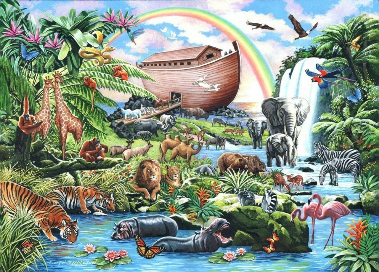 500 Large Piece Puzzle - Noah's Ark