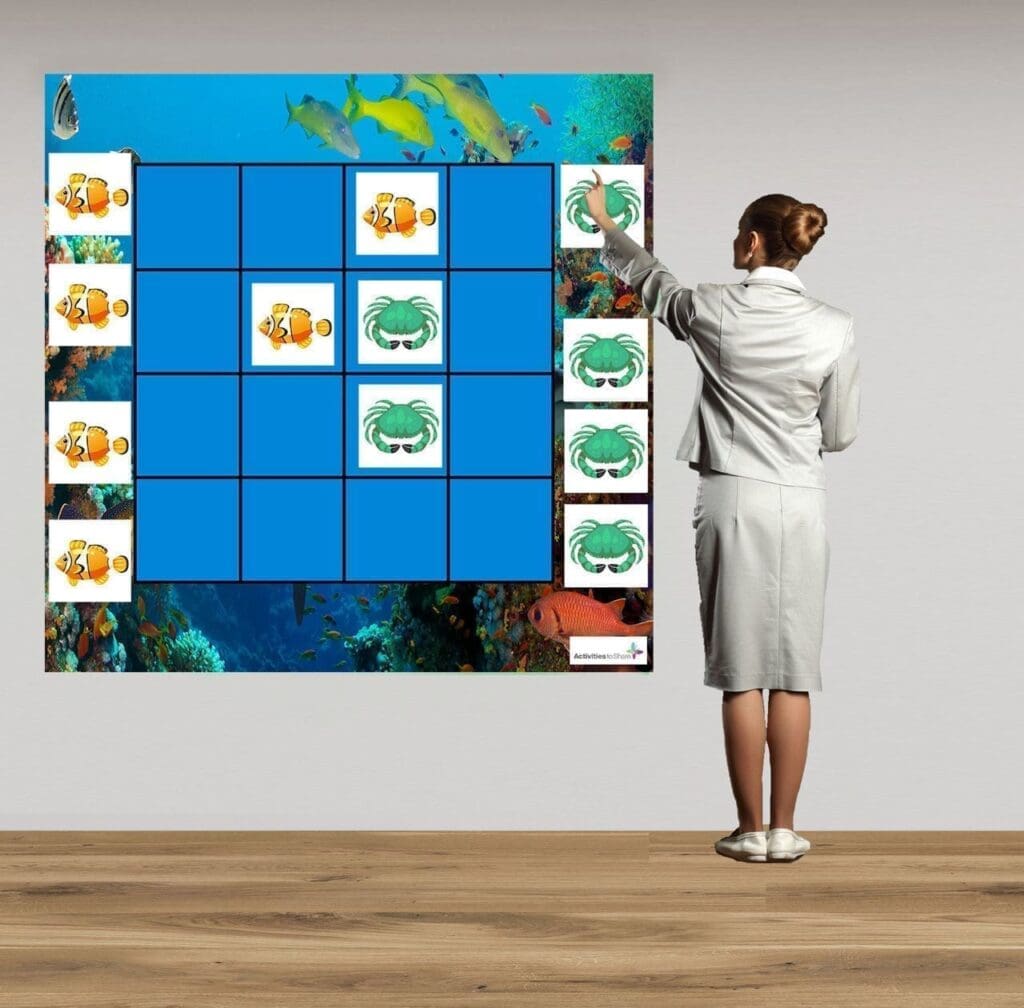 Magnetic Wall Game - Sealife