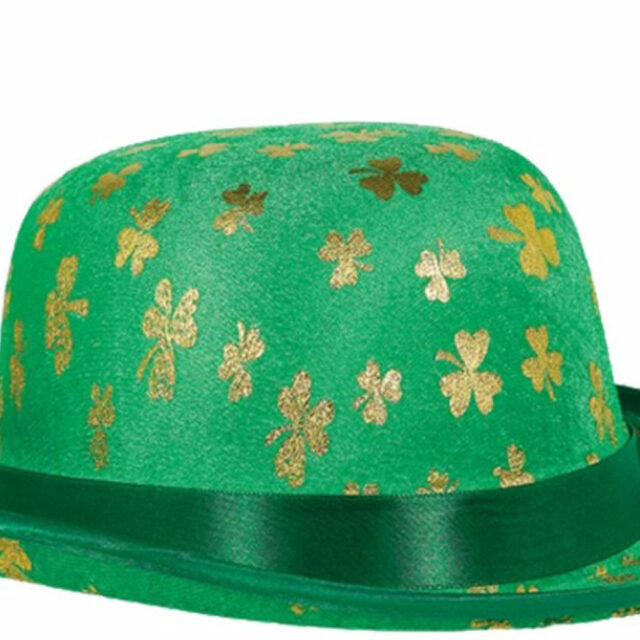 St Patrick's Shamrock Derby Hat