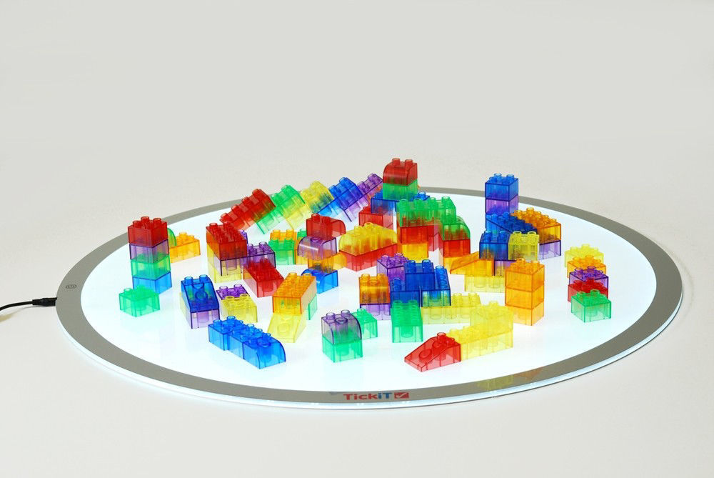 Translucent Colour Module Blocks (90 assorted pieces)