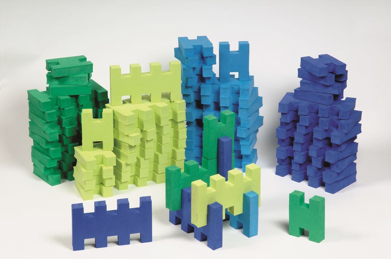 Giant Foam Building Blocks (pack of 60 assorted blocks)