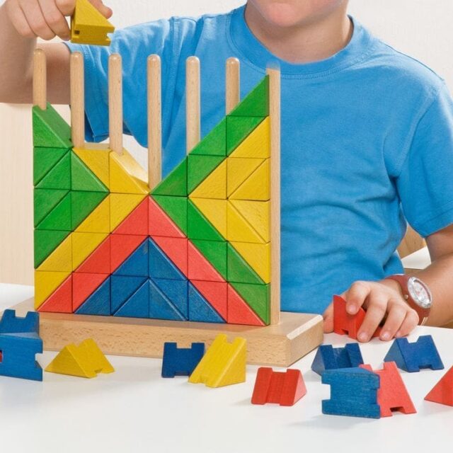 Upright Mosaic Game (72 assorted pieces)