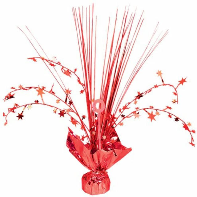 Red Foil Centrepiece
