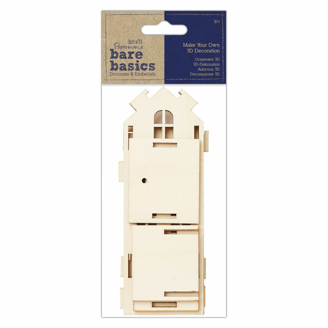 Tall Wooden House Kit (3mm plywood)