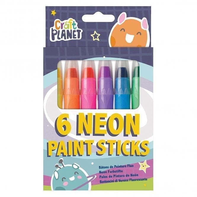 Neon Paint Sticks (pack of 6 assorted)