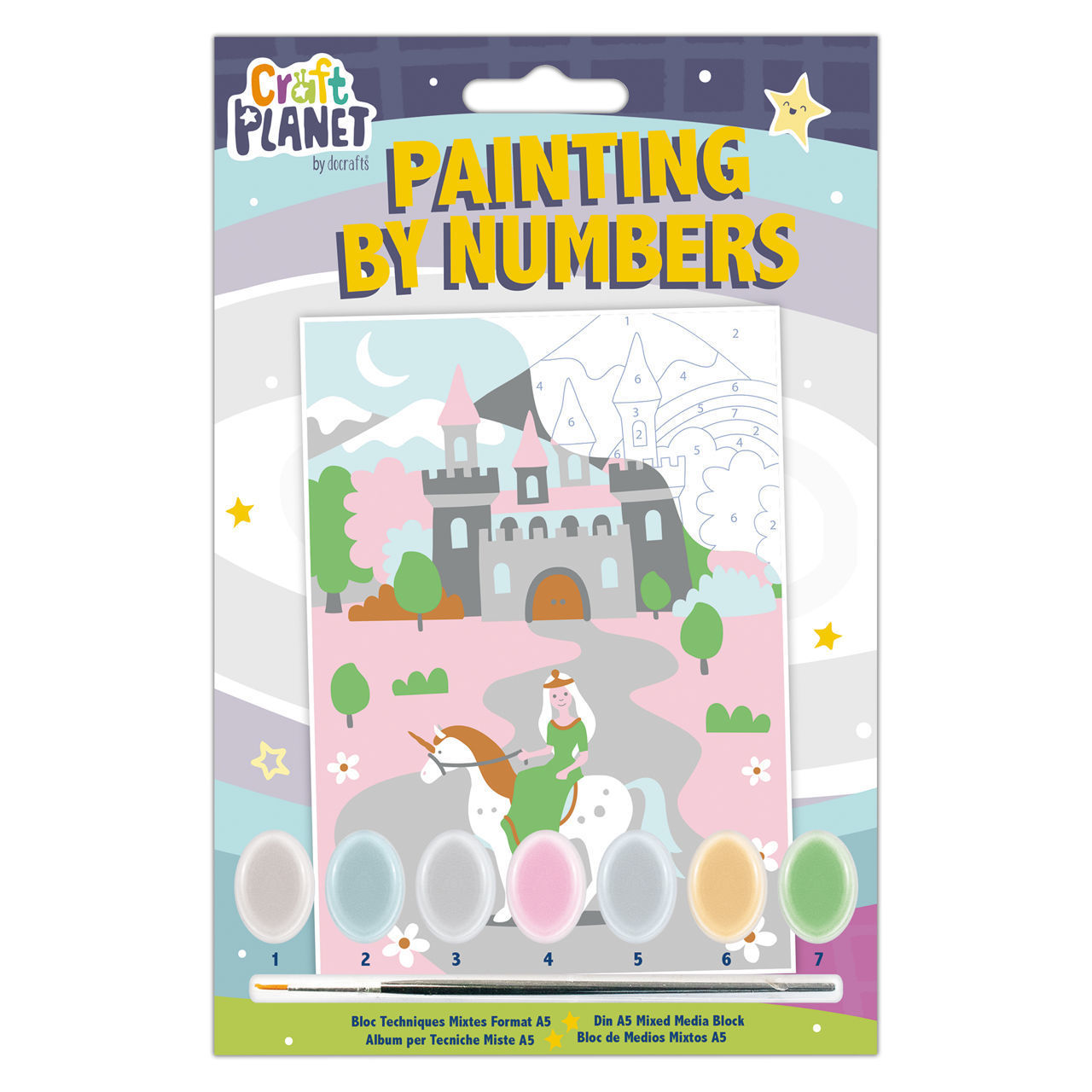 Paint by Numbers Mini - Fairy Castle