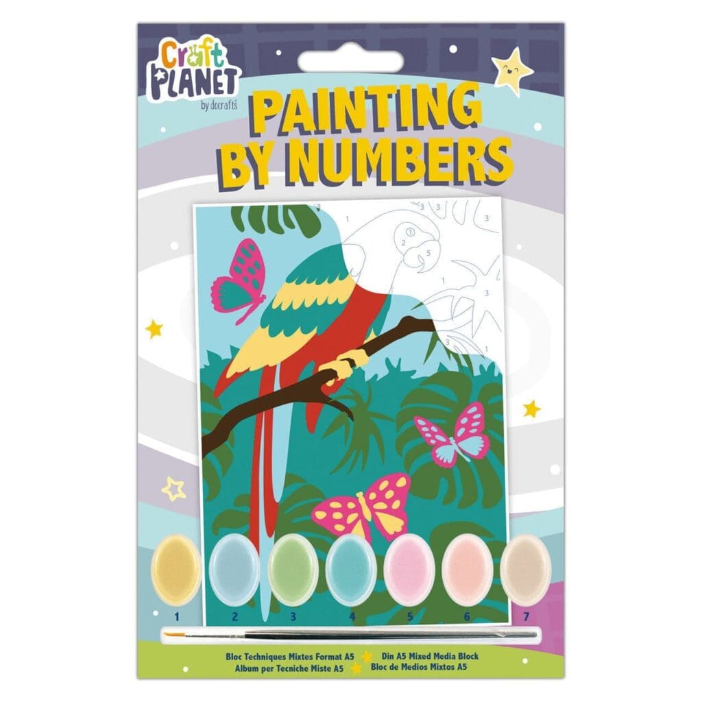 Paint by Numbers Mini - Parrot
