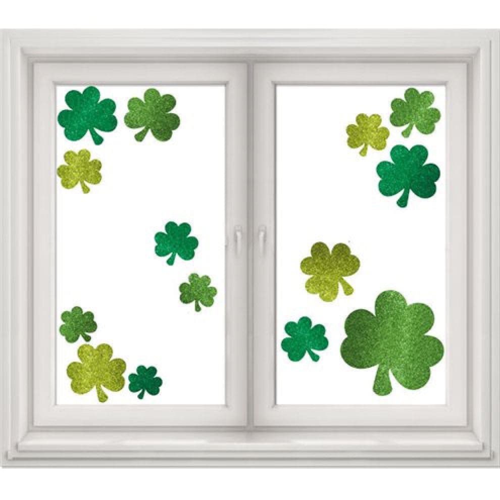 Shamrock Window Decorations
