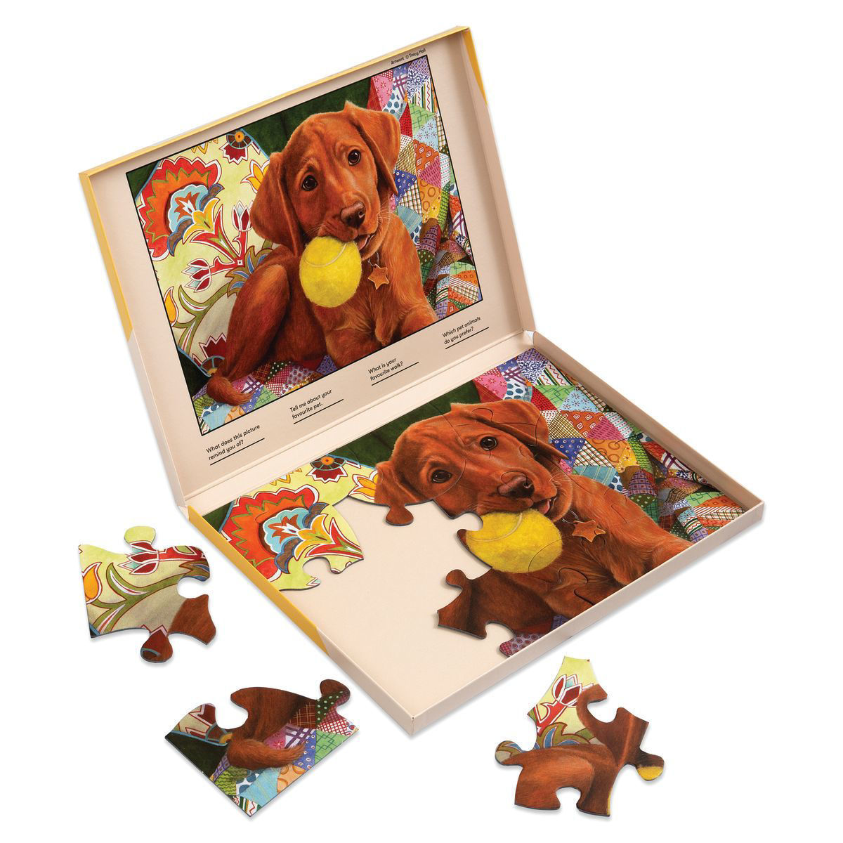 13 Large Piece Puzzle - Puppy Play Time