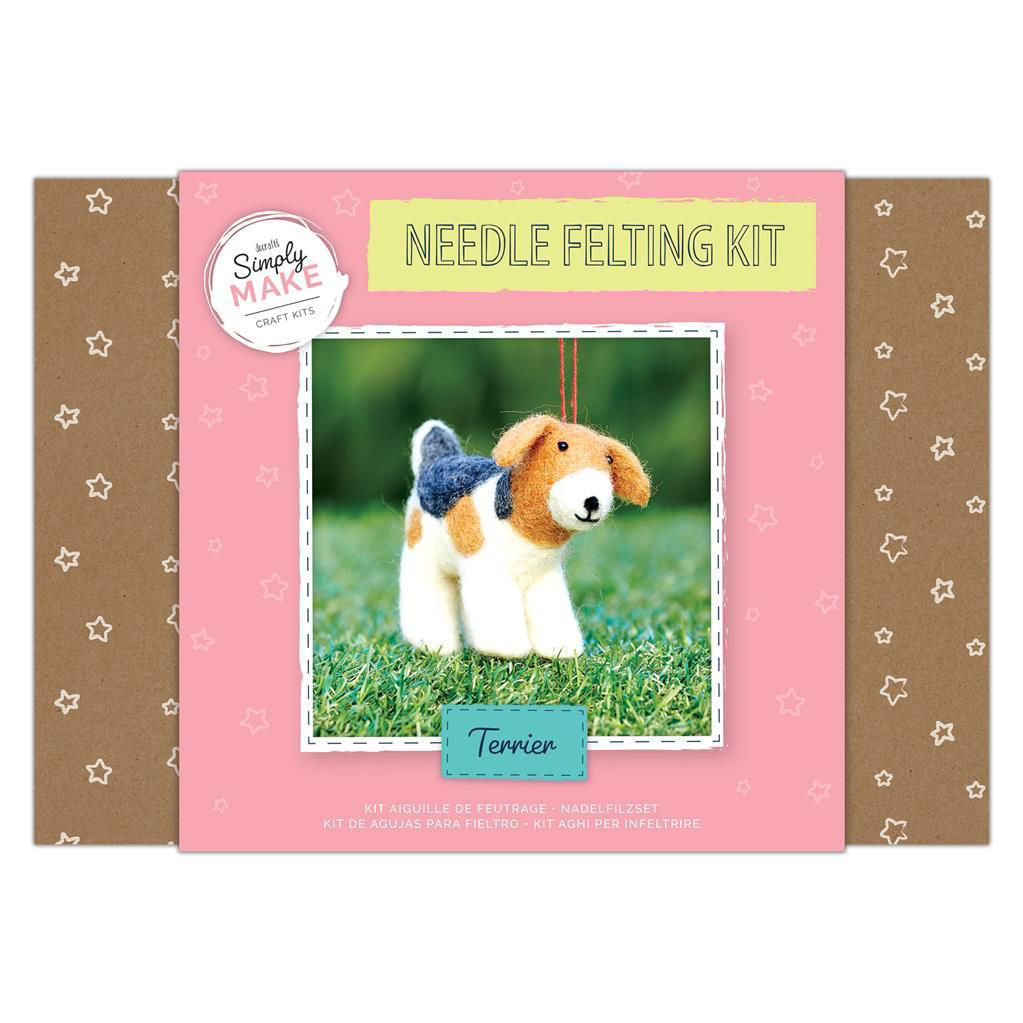 Simply Make Kit - Needle Felt Terrier