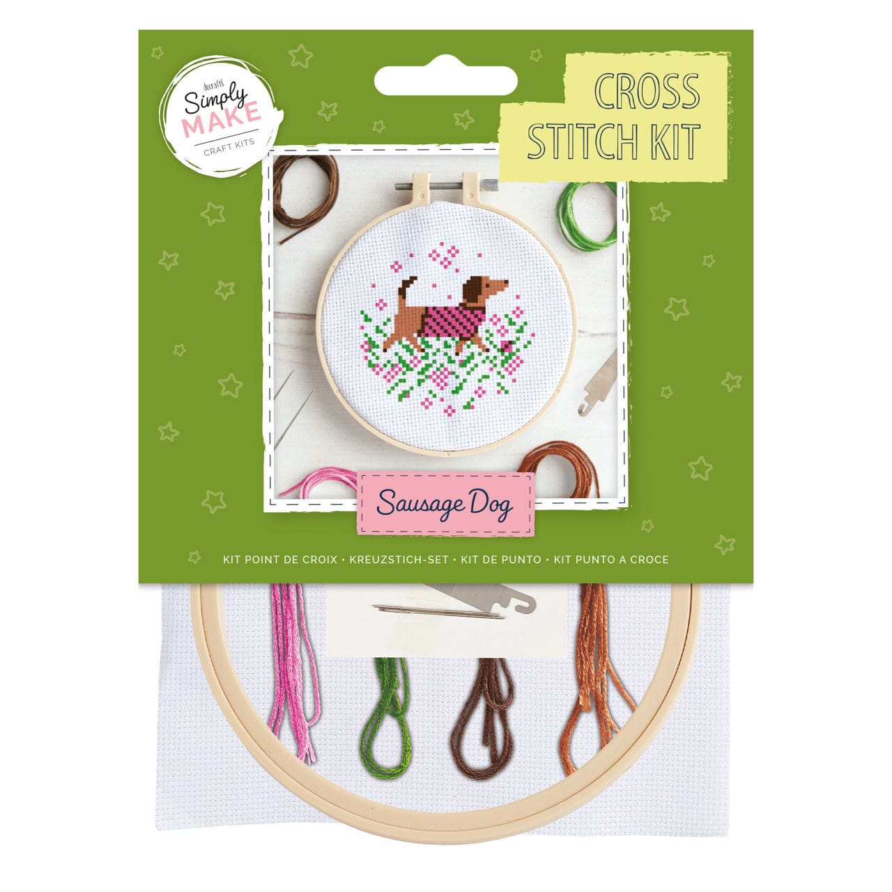 Cross Stitch Kit - Sausage Dog