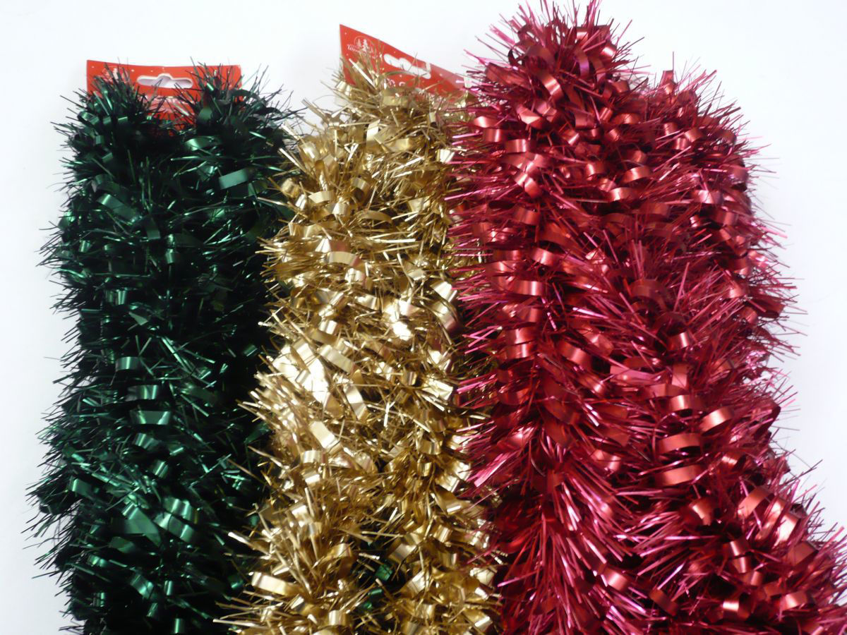 Christmas Tinsel - various colours